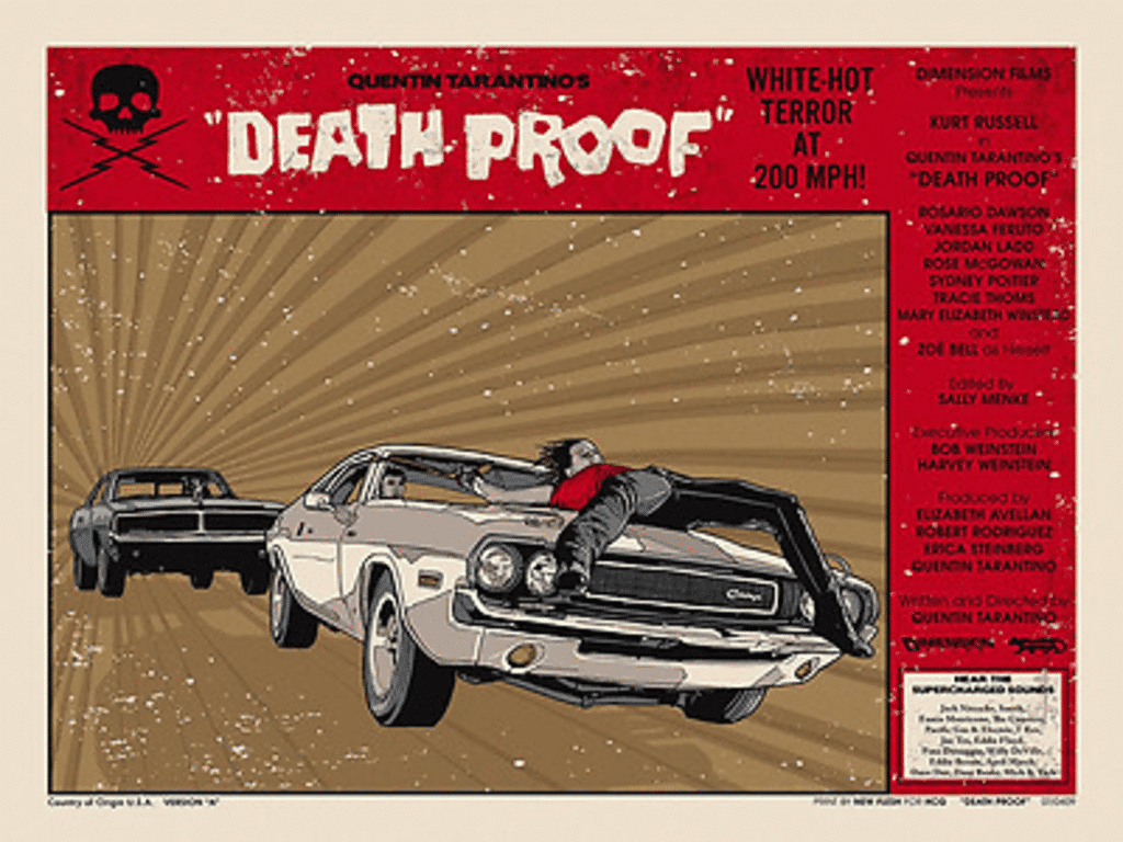 Death Proof 1 of two Challenger Movie cars