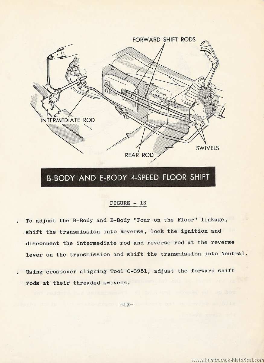 1970 4-Speed Manual Floor Shift Linkage to Steering Lockout Arm (1of2).jpg