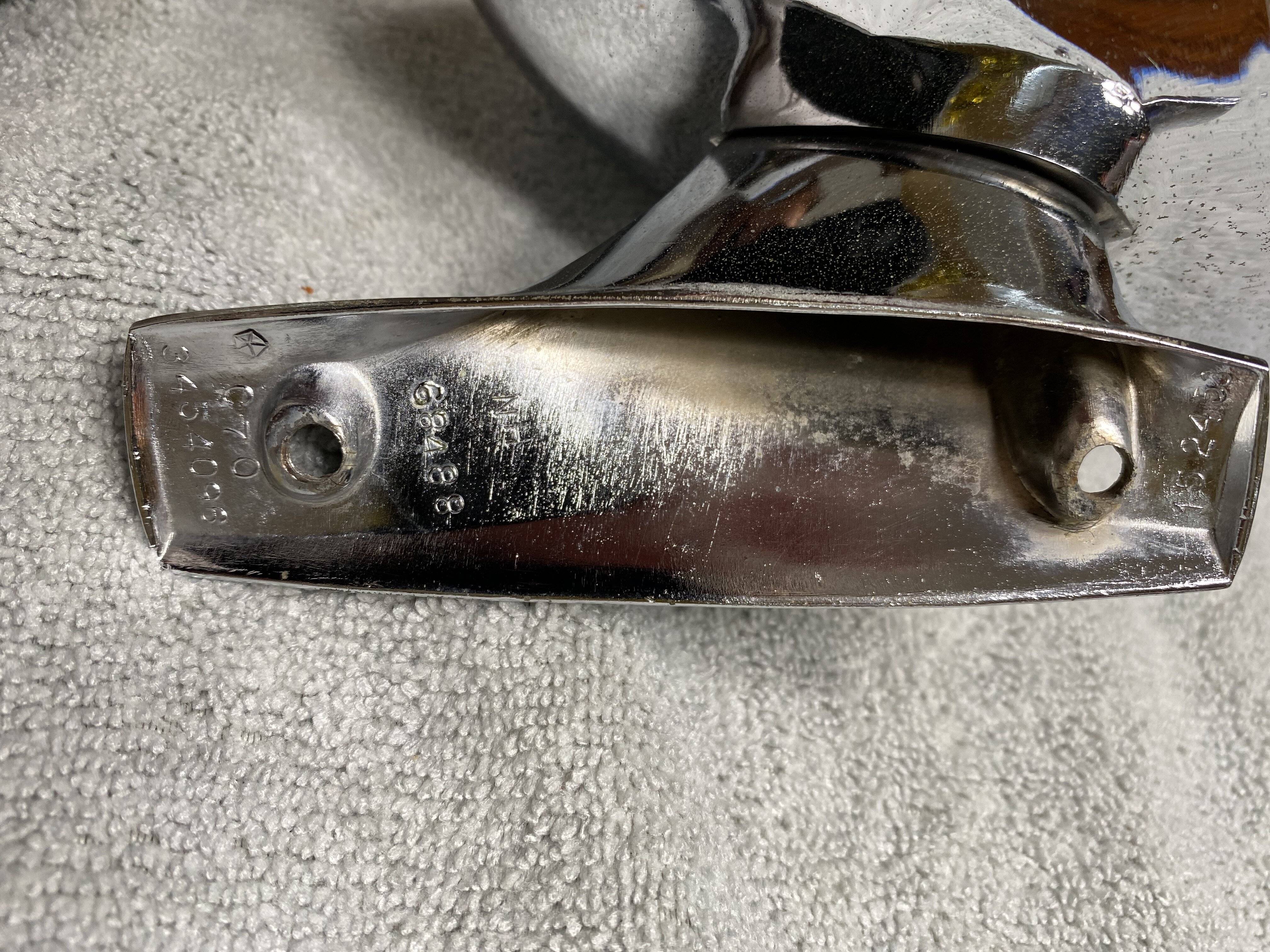 FOR SALE - 1970 Dodge Challenger E Body Cuda Used OEM P/S Chrome 