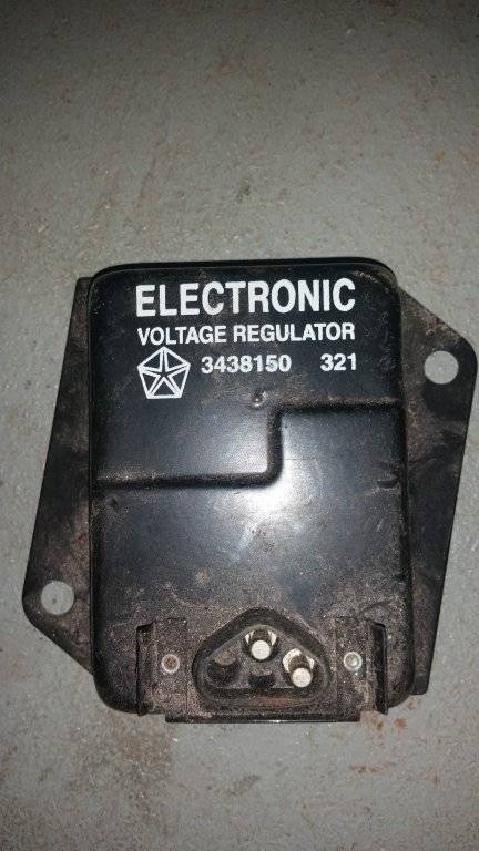 Mopar Electronic Voltage Regulator | For E Bodies Only Mopar Forum