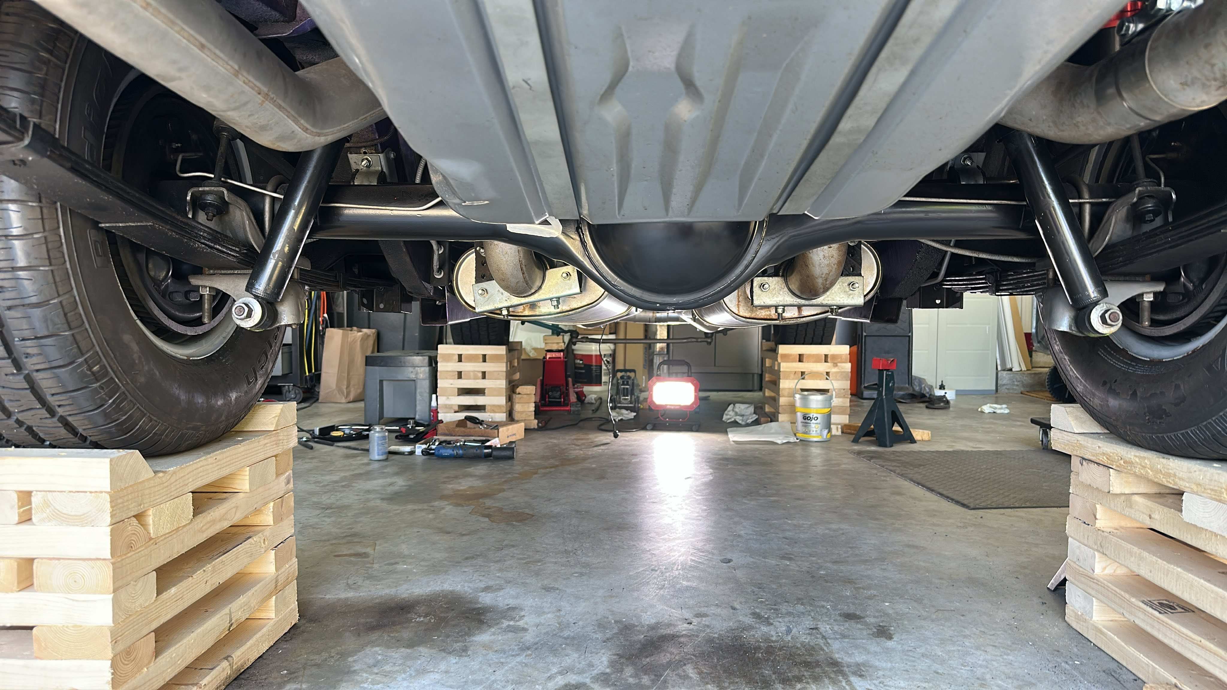 20250322 Exhaust Tucked Up Under Car.jpeg