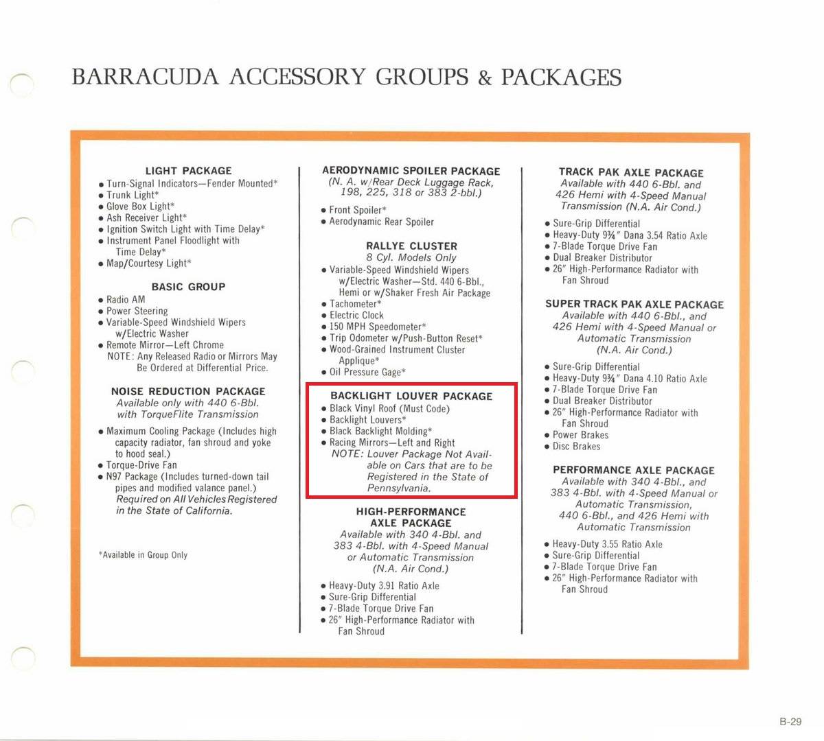 71_Barracuda_Dealership Data Book page29.jpg