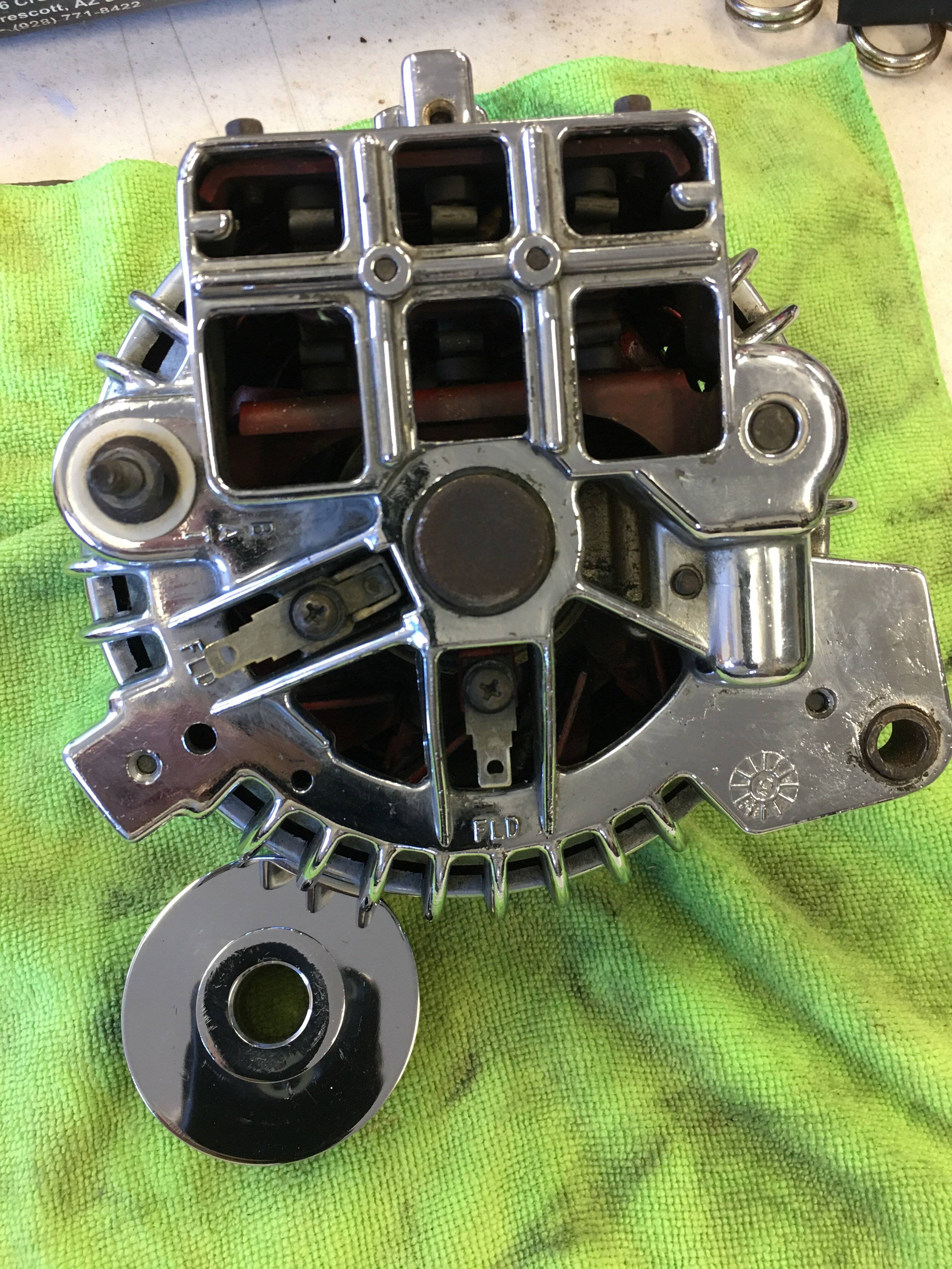 FOR SALE CHROME ALTERNATOR and BRCKET For E Bodies Only Mopar Forum