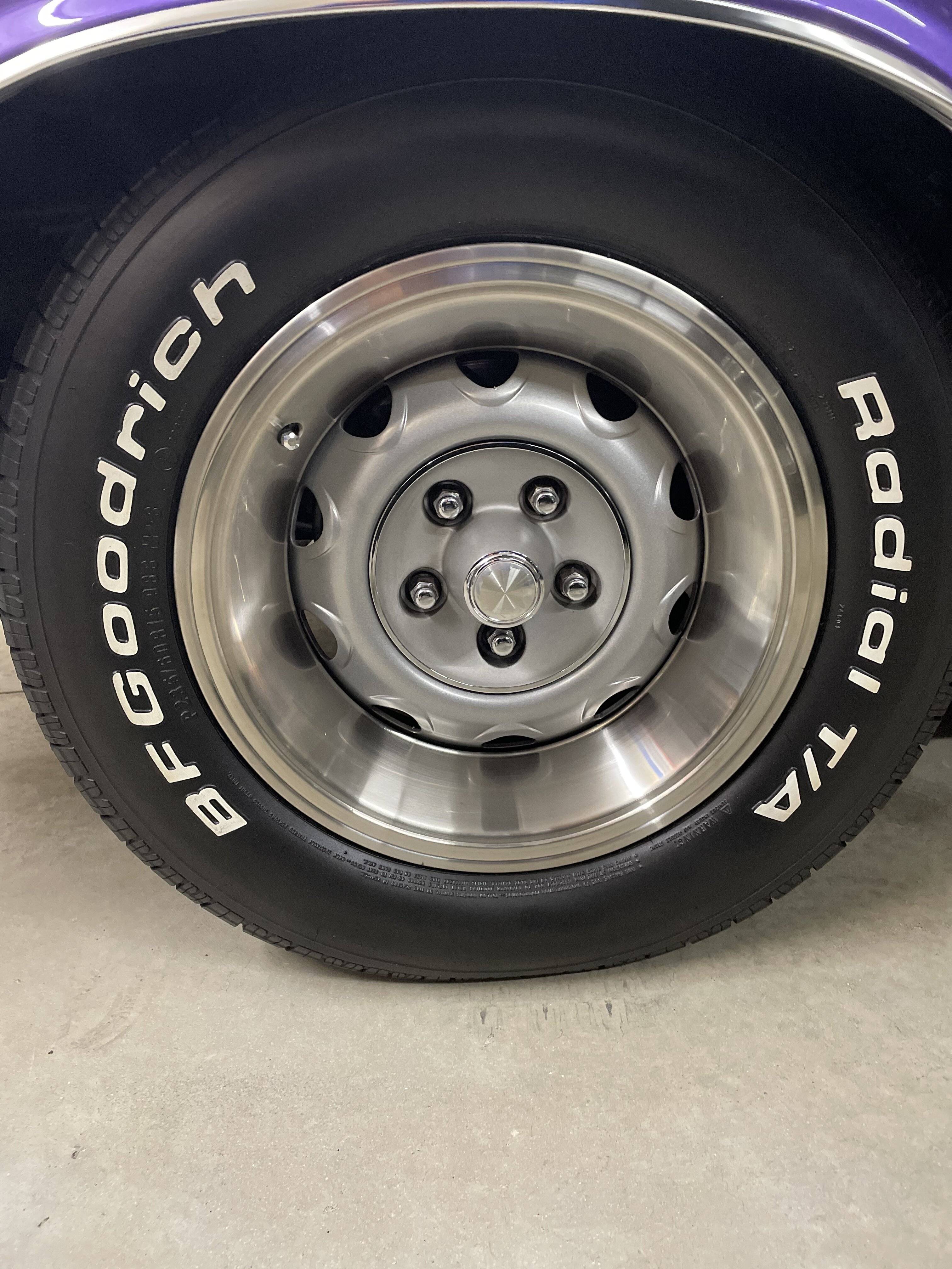 FOR SALE Rallye wheels/tires for sale For E Bodies Only Mopar Forum