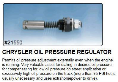 Milodon Chrysler Oil Oil Pressure Regulator.jpg