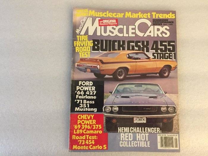 FOR SALE - Muscle Car Mags; 6pk Cuda and Hemi Challenger Reviewd | For ...