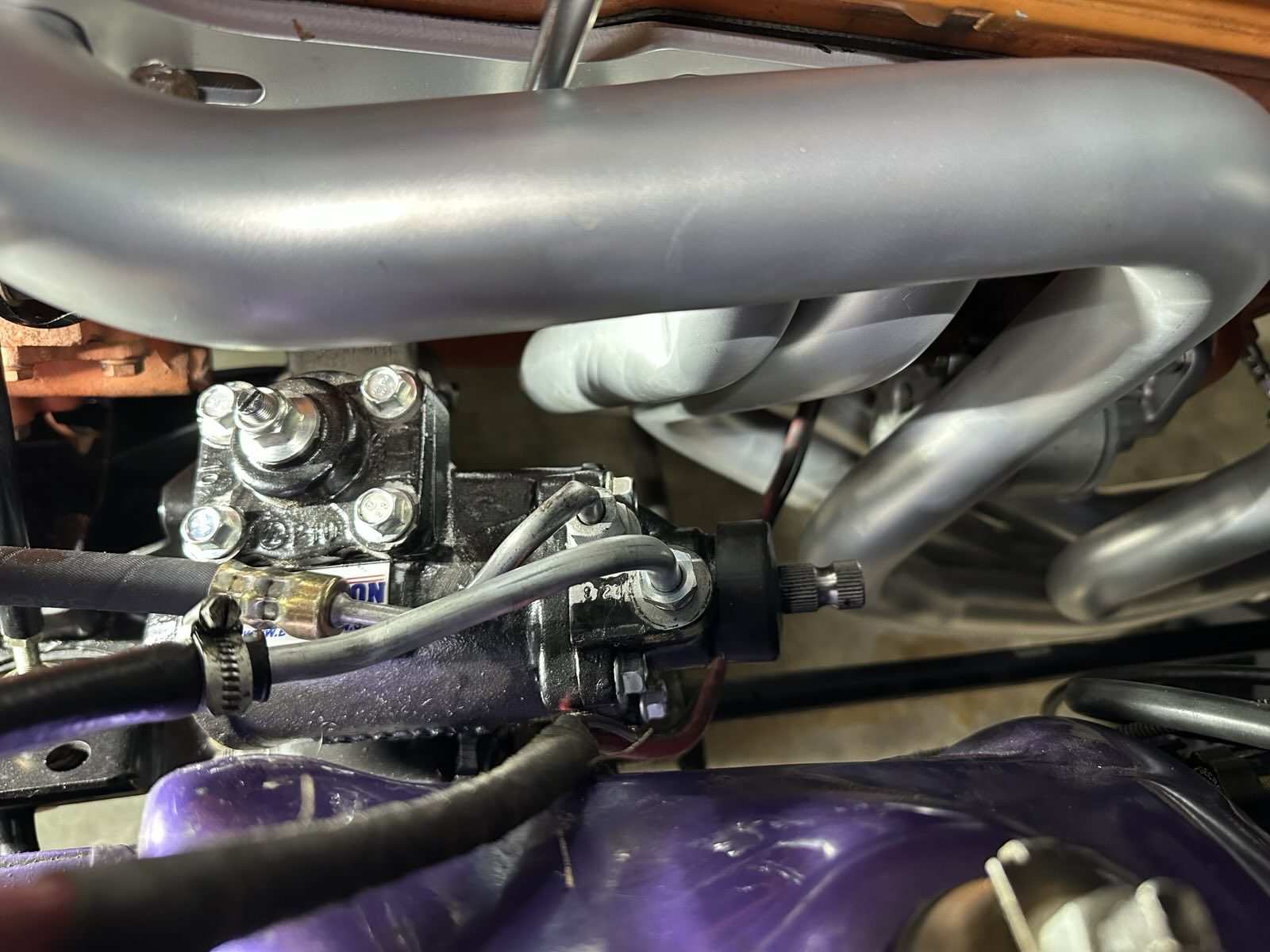 TTI Headers Driver Side Installed at Borgeson PS Box (2).jpeg