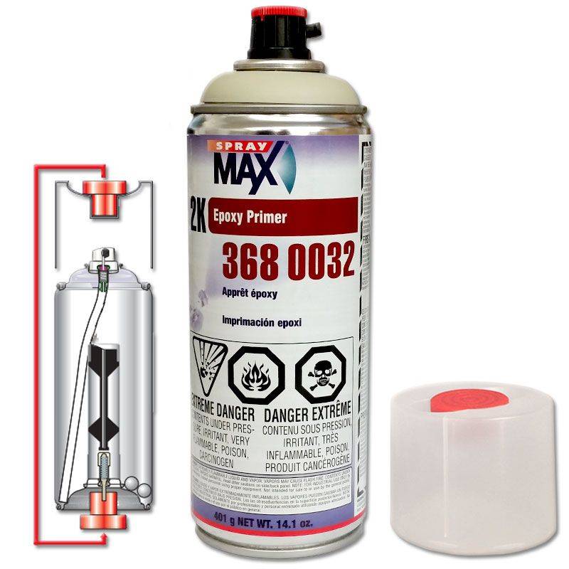 USC SPRAY MAX 2K EPOXY RUST CURE PRIMER 3680032 AEROSOL SPRAY CAN Spraymax.jpg