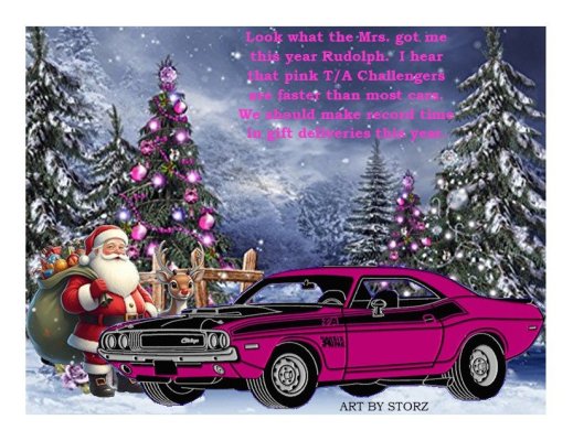 2025 1970 CHALLENGER TA PINK NEW CHRISTMAS BG 2 SANTA & RUDOLPH.jpg