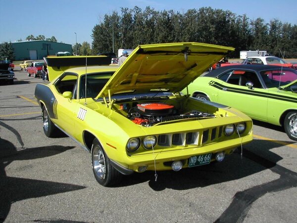 1971 'cuda 440 six pac 4 speed