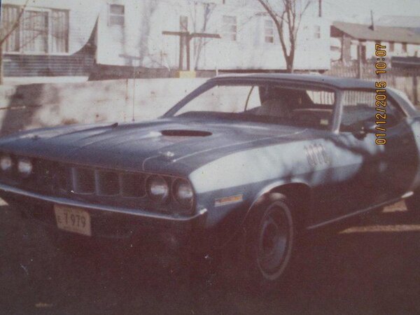 1971 Cuda convertible. The second car I ever bought.