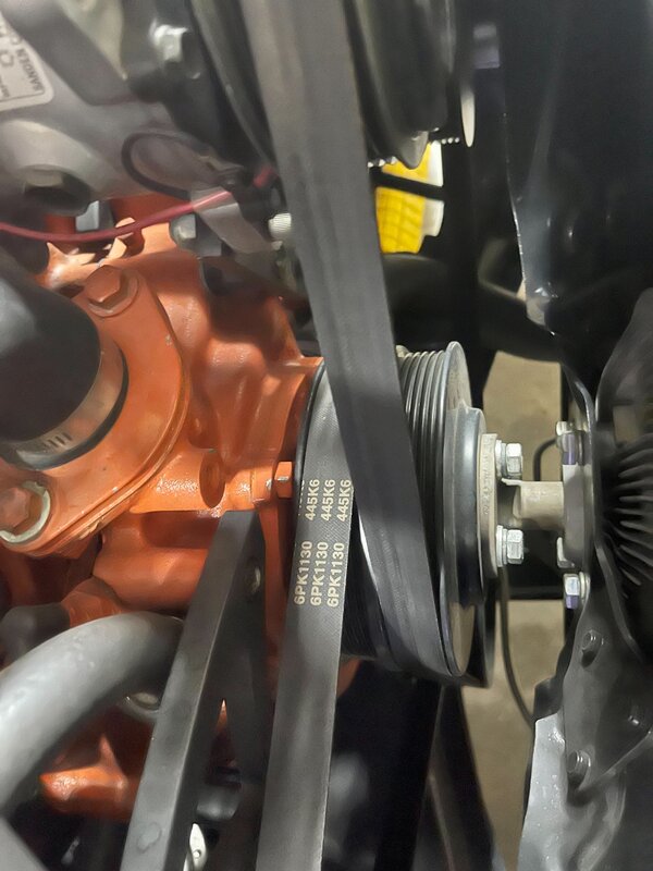 March Water Pump Pulley and Belts.jpeg March Water Pump Pulley and Belts.jpeg