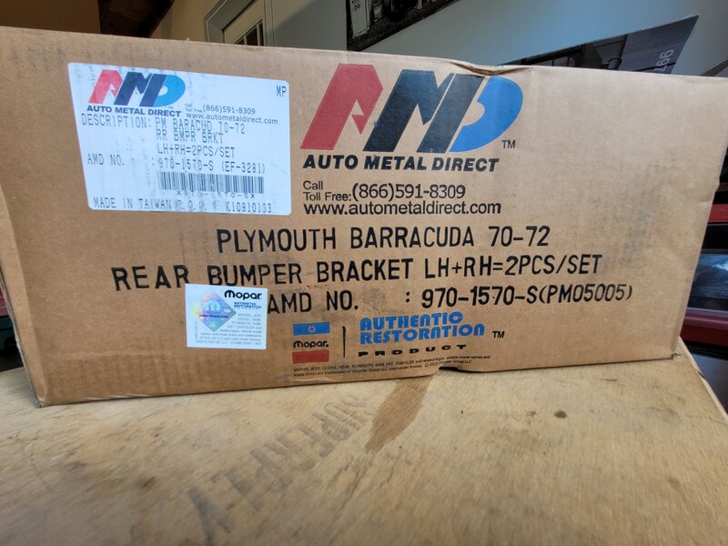 AMD Barracuda '70-'72 Rear Bracket PN 970-1570-S Pic #8.jpg AMD Barracuda '70-'72 Rear Bracket PN 970-1570-S Pic #8.jpg