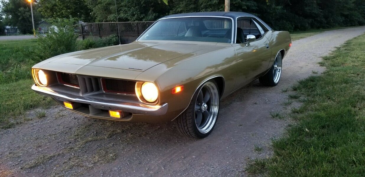 Steve's 1972 Plymouth Barracuda 318 C.I. / A904 3-spd auto/  Fresh Buy