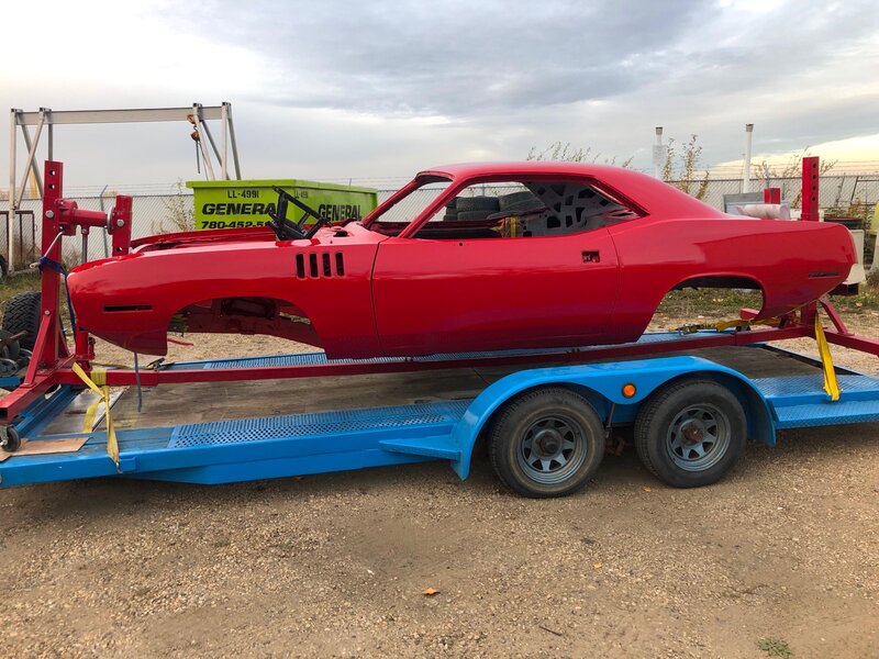 Freshly painted cuda