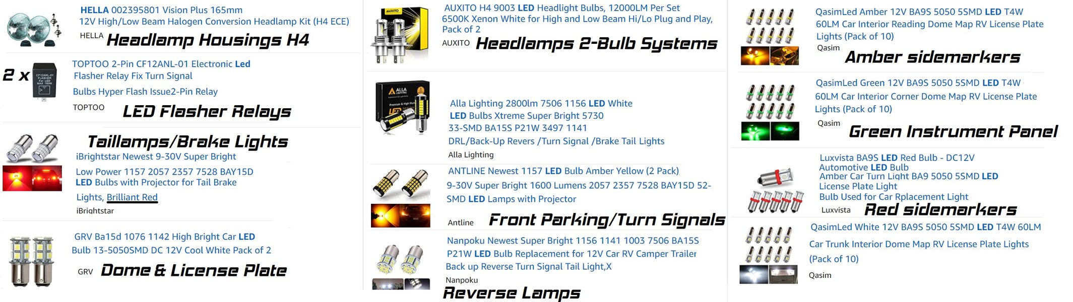 HELLA Headlight Housings plus all LED conversion bulbs.jpg